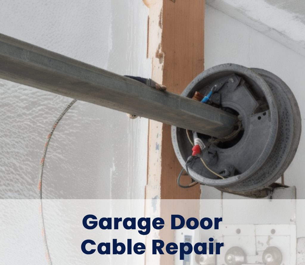 Garage door cable repair